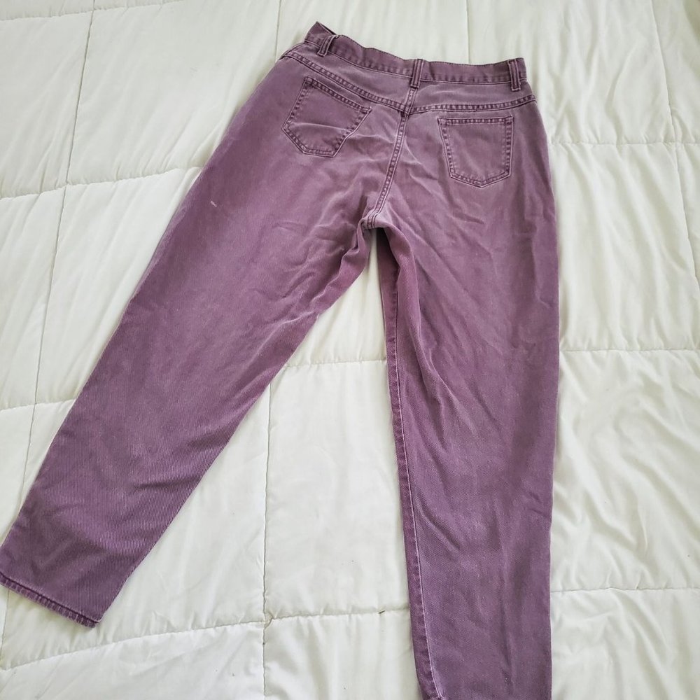 Vintage dusty purple mom jeans 14 - Picture 9 of 11